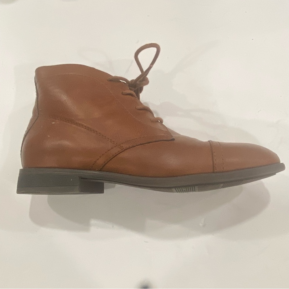 Frye And Co‎ Lace Up Boots Mullen Brush Brown Color Men Size 9.5